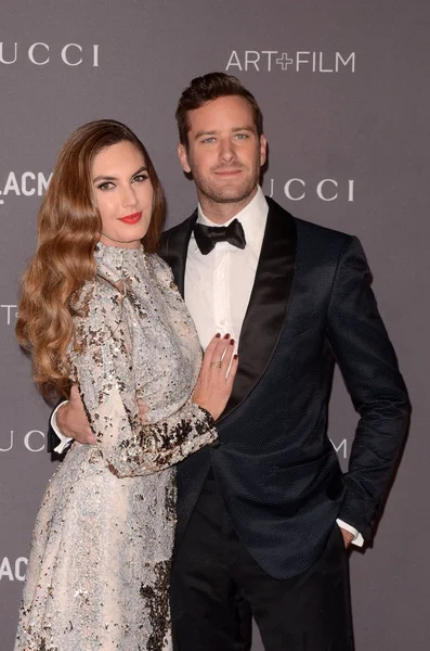 Actors Elizabeth Chambers and Armie Hammer — Stock Photo, Image