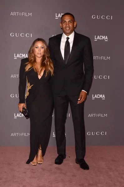 Cantante Tamia y jugador de baloncesto Grant Hill — Foto de Stock