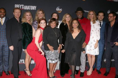 Gri anatomi Grey's Anatomy döküm 300 bölüm Event'de Tao Los Angeles, Ca