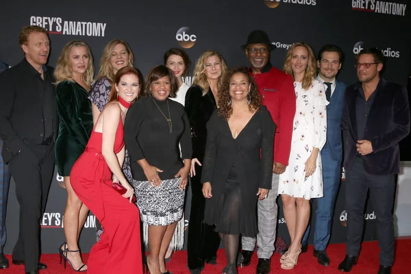 Greys Anatomy Kasta Grey Anatomy 300 Episod Händelse Tao Los — Stockfoto