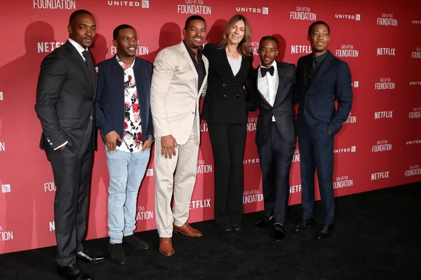 Malcolm David Kelley, Laz Alonso, Kathryn Bigelow, Algee Smith, Anthony Mackie, Tyler James Williams — Photo