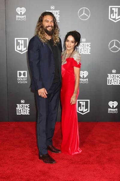 Ator Jason Momoa e atriz Lisa Bonet — Fotografia de Stock