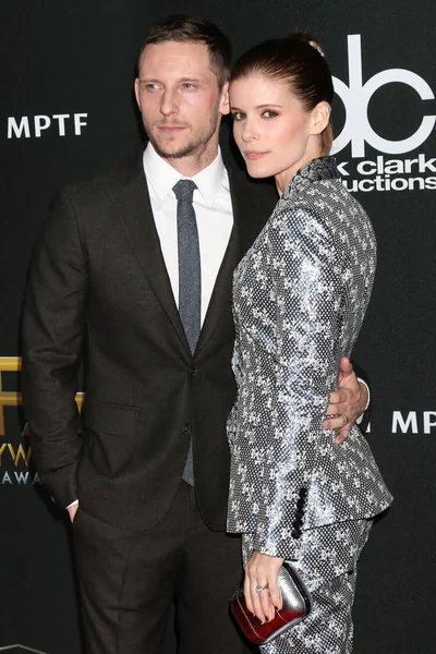 Schauspieler jamie bell und kate mara — Stockfoto