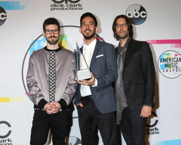Brad Delson, Mike Shinoda, Rob Bourdon av Linkin Park — Stockfoto