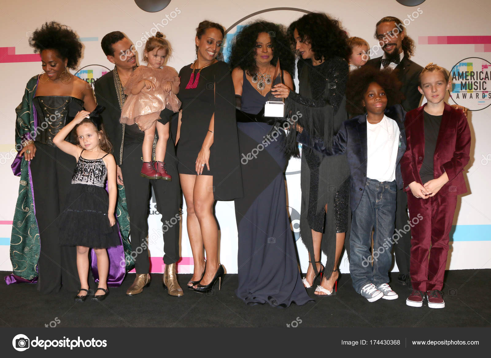 Singer Diana Ross with Grandchildren and Children – Stock Editorial