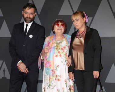 Mathieu Oxfordlu burslu öğrenci, Agnes Varda, Rosalie Varda galibi 9 yıllık valiler Ödülleri Dolby Ballroom Los Angeles, Ca