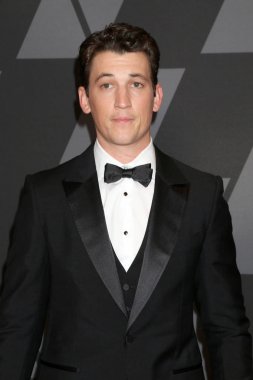 Actor Miles Teller at the AMPAS 9th Annual Governors Awards at Dolby Ballroom in Los Angeles, CA