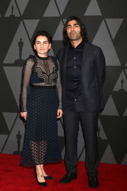 Aktris Monique akın ve yönetmen Fatih Akın galibi 9 yıllık valiler Ödülleri Dolby Ballroom Los Angeles, Ca