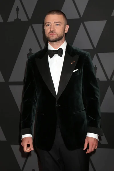 Singer Justin Timberlake Ampas 9Th Annual Governors Awards Dolby Ballroom — Stock Photo, Image