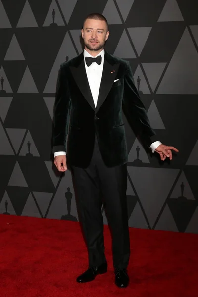 Τραγουδιστής Justin Timberlake Ampas Ετήσια Βραβεία Διοικητών Στο Ballroom Dolby — Φωτογραφία Αρχείου