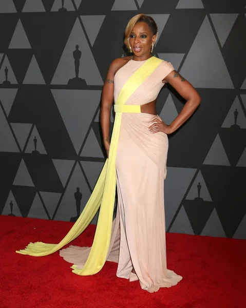 Sängerin Mary Blige Bei Den Ampas Jährliche Governors Awards Dolby — Stockfoto