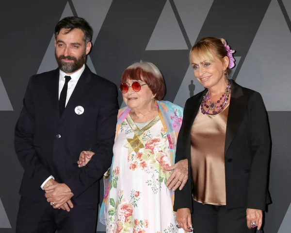 Mathieu Demy Agnes Varda Rosalie Varda Premio Anual Gobernadores Ampas —  Fotos de Stock