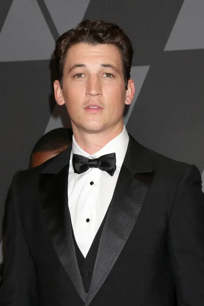 Actor Miles Teller Ampas 9Th Annual Governors Awards Dolby Ballroom — Stock Photo, Image