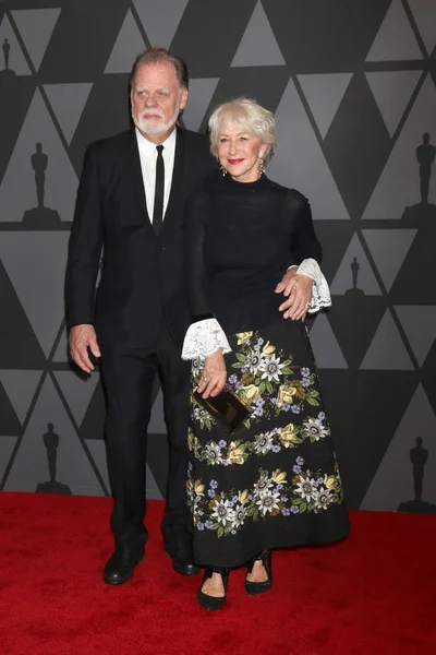 Dyrektor Taylor Hackford Helen Mirren Ampas Nagrody Prezesów Roczne Dolby — Zdjęcie stockowe