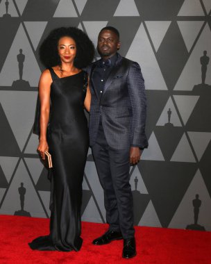 Aktörler Betty Gabriel ve Daniel Kaluuya galibi 9 yıllık valiler Ödülleri Dolby Ballroom Los Angeles, Ca