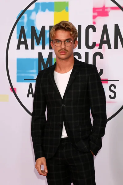 Blogger Aaron Ρόδου Στο American Music Awards 2017 Στο Microsoft — Φωτογραφία Αρχείου