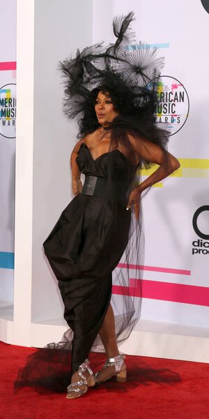 Singer Diana Ross at the American Music Awards 2017 at Microsoft Theater in Los Angeles, CA