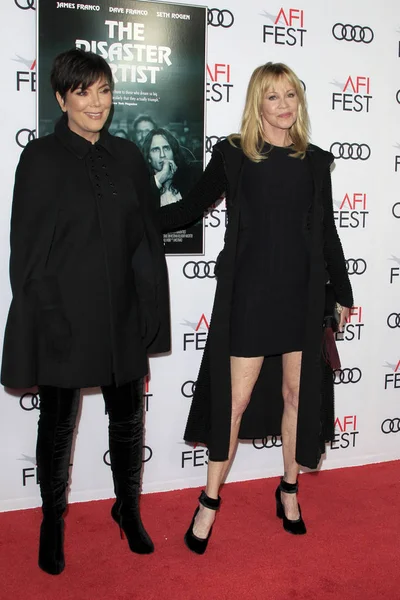 Kris Jenner en actrice Melanie Griffith — Stockfoto