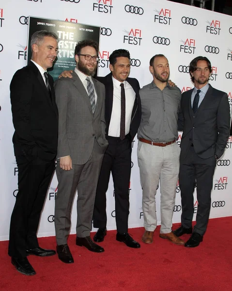 Vince Jolivette, Seth Rogen, James Franco, Evan Goldberg, James Weaver —  Fotos de Stock