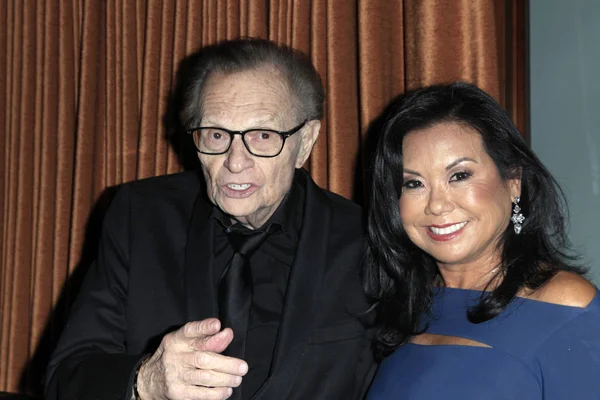 Larry King Con Ospite 2017 Gala Montage Hotel Beverly Hills — Foto Stock