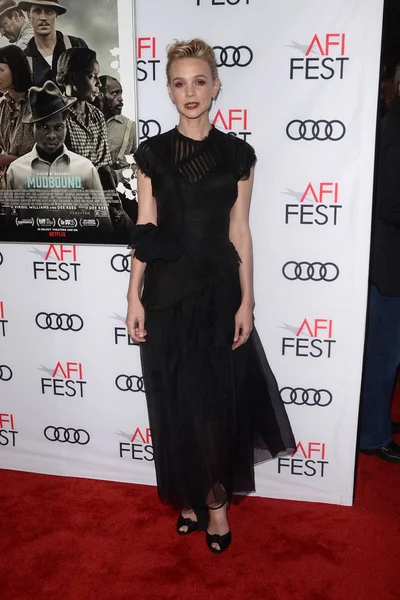 Aktorki Carey Mulligan Gali Otwarcia Mudbound Afi Fest 2017 Imax — Zdjęcie stockowe