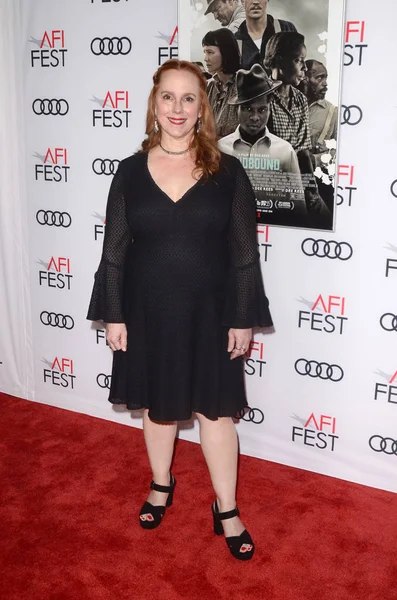 Schriftstellerin Bei Der Mudbound Opening Gala Des Afi Fest 2017 — Stockfoto