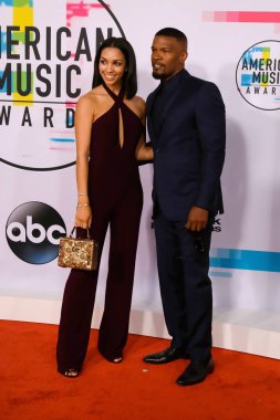 Aktör Jamie Foxx ve Corinne Foxx Los Angeles, Ca Microsoft Tiyatrosu'nda 2017 Amerikan Müzik Ödülleri'nde