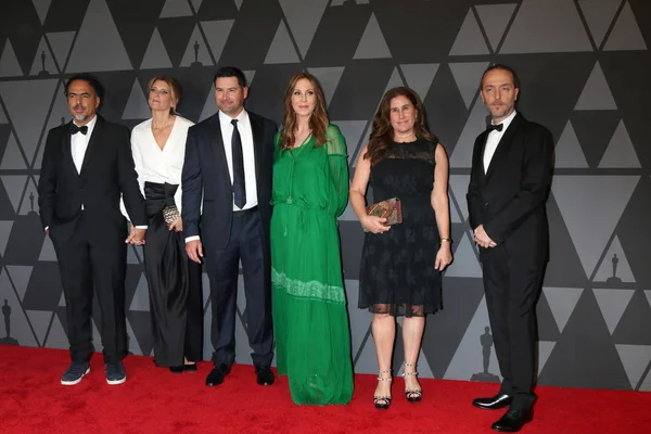 Alejandro Gonzalez Inarritu, Mari?a Eladia Hagerman, Guests, Lauren Beth Strogoff, Emmanuel Lubezki — Stock Photo, Image