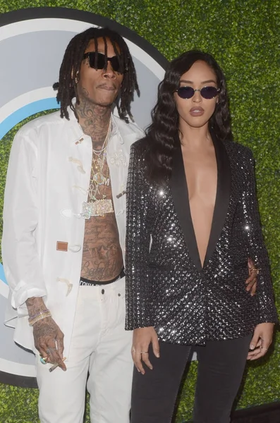 Wiz Khalifa, Izabela Guedes — стокове фото