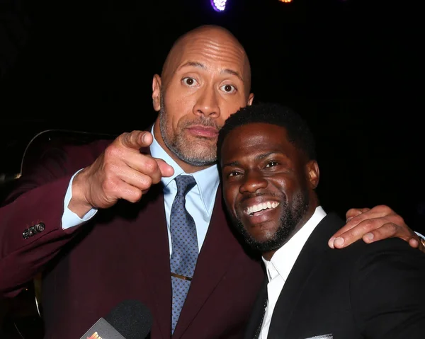 Dwayne Johnson, Kevin Hart — Stok fotoğraf