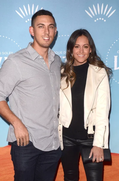 Baseball-Fänger austin barnes — Stockfoto