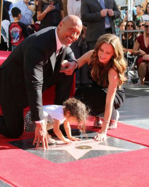 Dwayne Johnson yıldız töreni