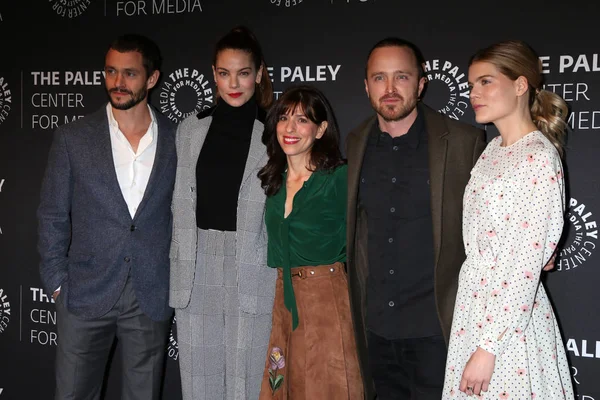 Hugh Dancy, Michelle Monaghan, Jessica Goldberg, Aaron Paul, Emma Greenwell — Stock Photo, Image