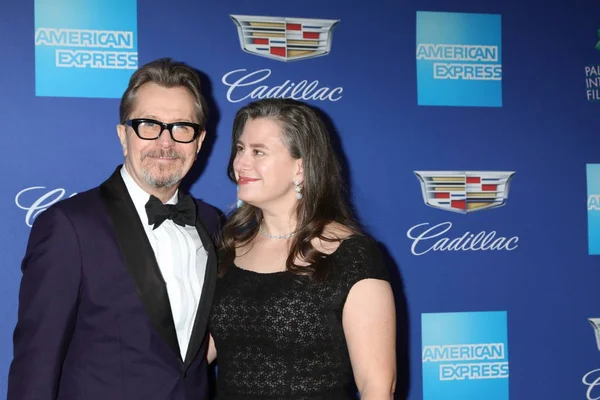 Gary Oldman, Gisèle Schmidt — Foto de Stock