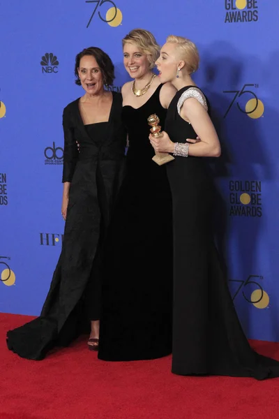 Laurie Metcalf, Greta Gerwig, Saoirse Ronan — Fotografia de Stock