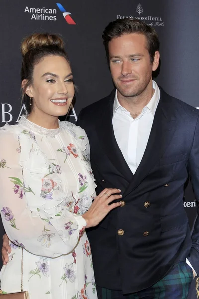 Elizabeth chambers, armie hamer — Stockfoto