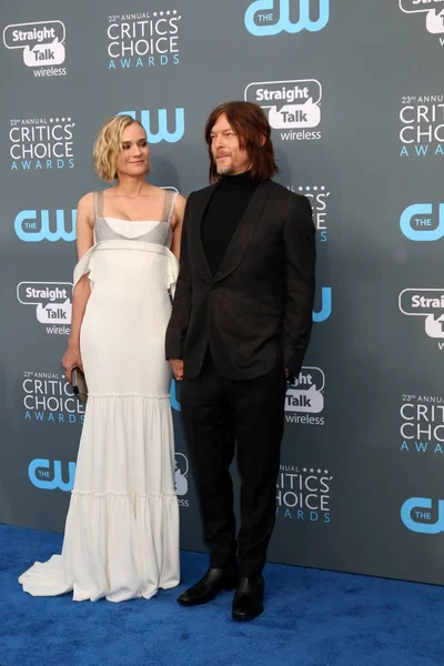 Diane Kruger, Norman Reedus — Stock Photo, Image