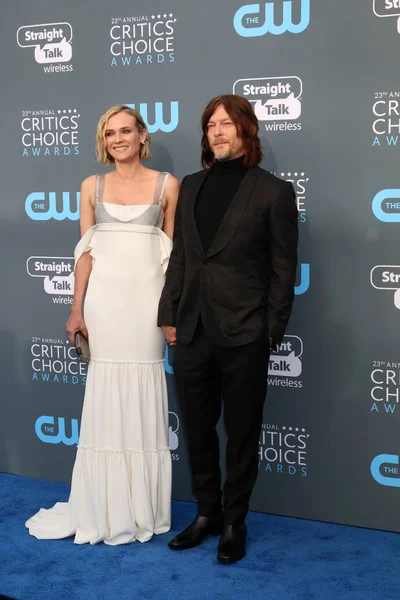 Diane Kruger, Norman Reedus — Zdjęcie stockowe