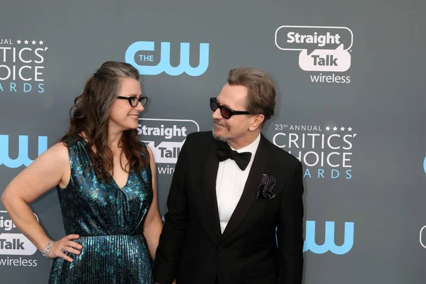 Gisèle Schmidt, Gary Oldman — Foto de Stock