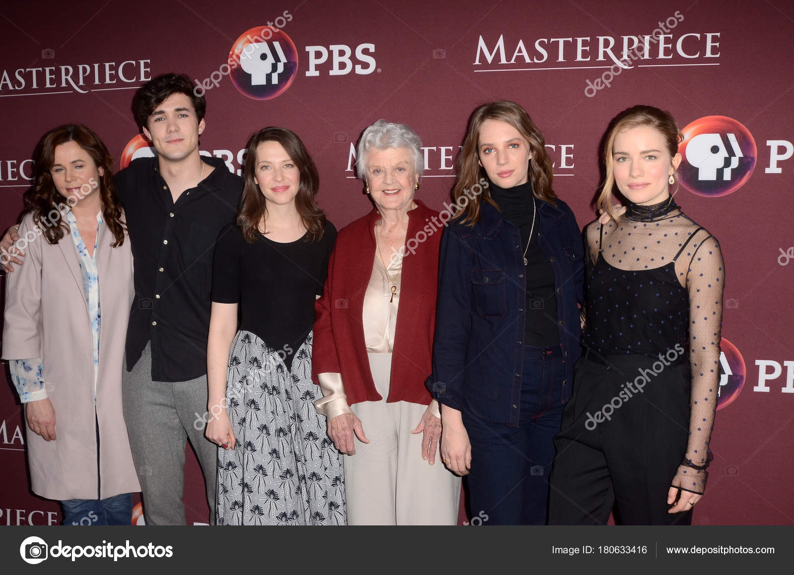 Emily Watson Jonah Hauer King Annes Elwy Angela Landsbury Maya Hawke Willa Fitzgerald Stock Editorial Photo C Jean Nelson