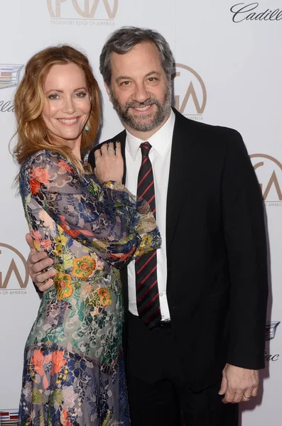 Leslie mann, urteil apatow — Stockfoto