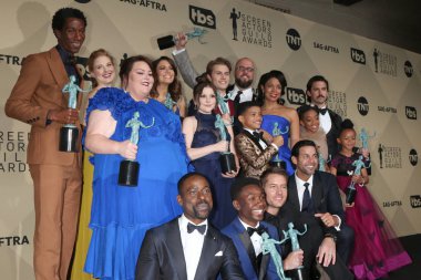 Burası döküm 24 Screen Actors Guild Awards - basın odası