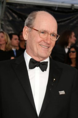 Los Angeles - 21 Ocak: Richard Jenkins basın odası, Los Angeles, Ca üzerinde 21 Ocak 2018 tapınak Auditorium at 24th Screen Actors Guild Awards-