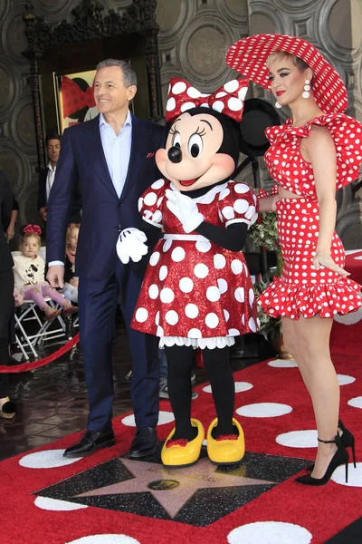 Bob Iger, Minnie Mouse, Katy Perry — Fotografia de Stock