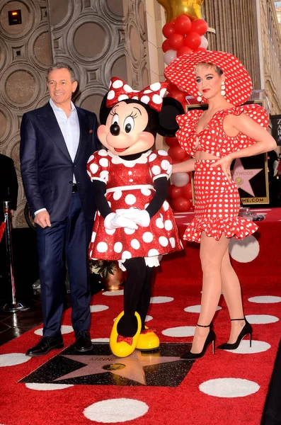 Bob Iger, Minnie Mouse, Katy Perry — Fotografia de Stock