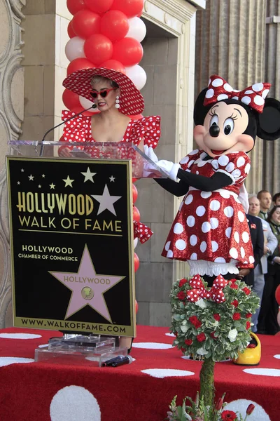 Katy Perry, Minnie Mouse — Fotografia de Stock