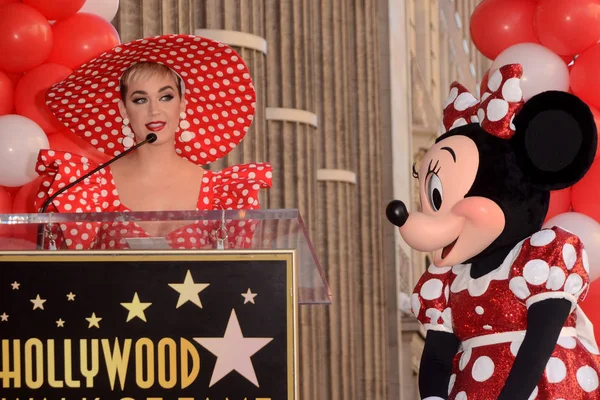 Katy Perry, Minnie Mouse — Zdjęcie stockowe