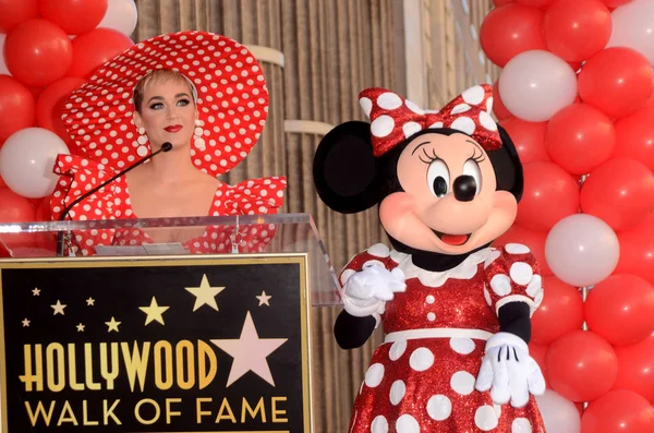 Minnie Mouse, Katy Perry — Zdjęcie stockowe