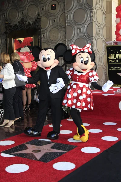 Cerimonia di Minnie Mouse Star — Foto Stock