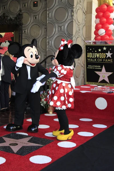 Cerimonia di Minnie Mouse Star — Foto Stock